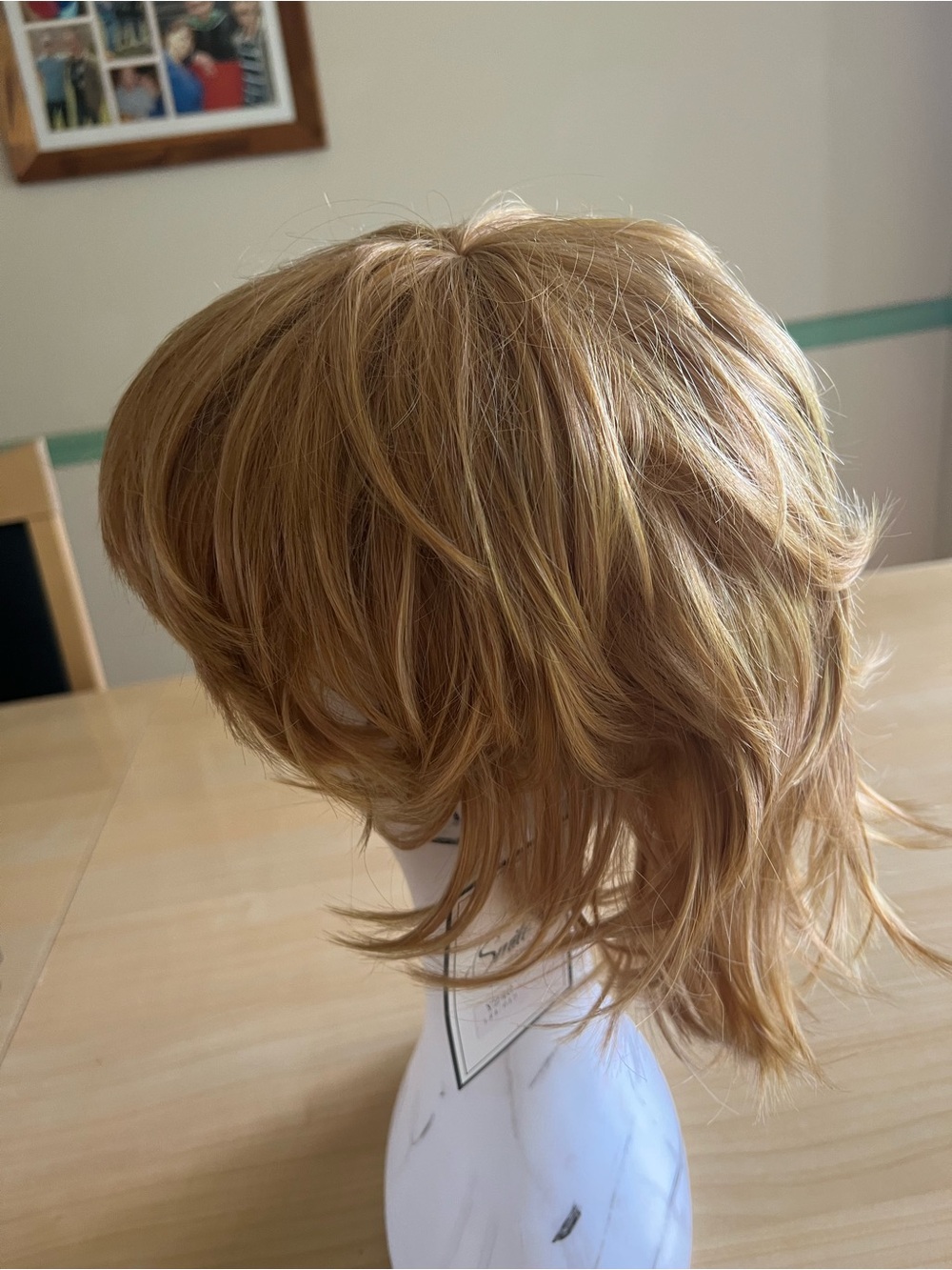 Layered Light Strawberry Blonde Women's Wig - Unbranded